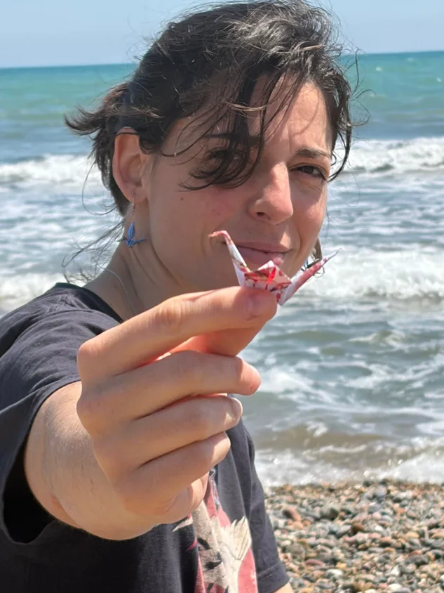 Mónica, creadora de Monigami