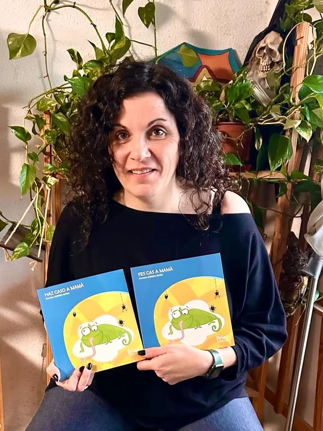 Paloma con «Haz caso a mamá», su álbum ilustrado
